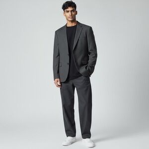 Lauren Ralph Lauren Classic Black Wool Suit Jacket Size 46R